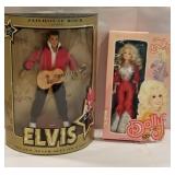 Elvis Presley, Dolly Parton dolls, collector