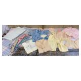 Vintage baby clothes/blankets etc - many handmade