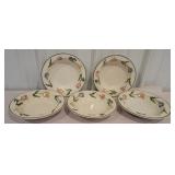 5 Tiffany bowls - tulips