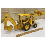 Ertl John Deere commercial tractor w/ backhoe -