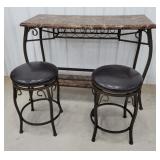 Wine bar with 2 stools 48"21"37"