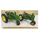 2 Ertl John Deere tractors