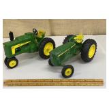 2 Ertl John Deere tractors