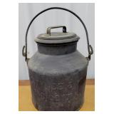 Magic city ice and milk can 13"h