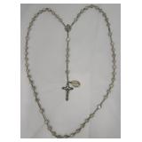 Stunning large sterling silver rosary