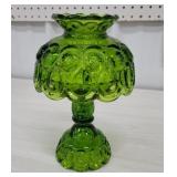 Green candle lamp