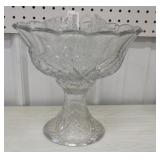 Small punch bowl on pedestal W/cups