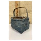 Early petite splint basket - original paint(?)