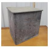 Galvanized Goodrich milk box