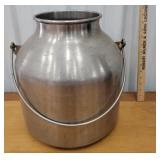 Stainless milk can