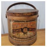 Acme mince meat Binghamton bucket 14"d 14"t