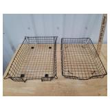 2 wire baskets