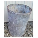 Heavy galvanized trash can 17"27"