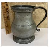 Signed pewter canteen