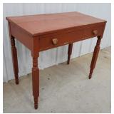 1 drawer farm table 33"17"29"