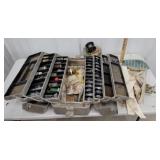 Tackle box with contents