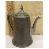 Manning pewter coffee urn w/ copper bottom
