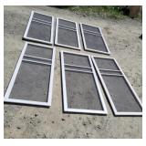 6 Vintage Cottage screens, 57"22"