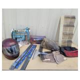 Helmet, atv cover, tool pouch etc