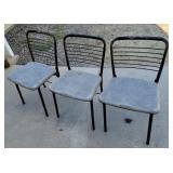 3 cosco folding chairs