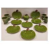 Williams -Sonoma pumpkin dishes with 4 Gibson