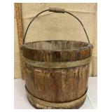 Nice old wooden bucket