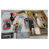 Wrench, drill braces, bits, etc