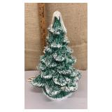 Petite ceramic Christmas tree w/ birds