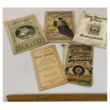 Ephemera - pocket companions & almanacs - most