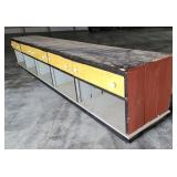 5 drawer old country store counter 179"30"34"