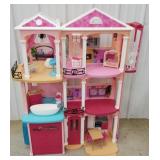 Barbie dreamhouse, some furniture, etc 45" high