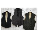 7 pair of dress pants ,3 vest, 2 jackets, no