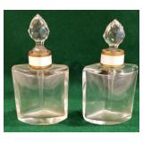 2 perfume bottles
