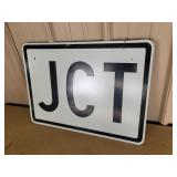 Jct sign 21"15"