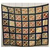 Old farmhouse quilt approx 59"x59"