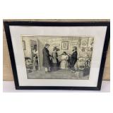 A.B. Frost artist proof A Runaway Match