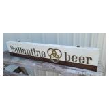 Ballantine beer sign 37"7"