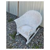 Childs wicker rocker