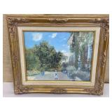 Framed Monet The Artist