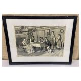 A.B. Frost artist proof Home for the Holidays