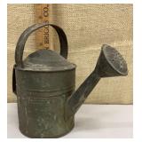 Mini galvanized watering can