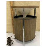 Vintage MCM round speaker