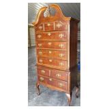 2pc queen Anne chest on chest