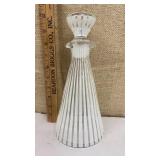 MCM striped decanter