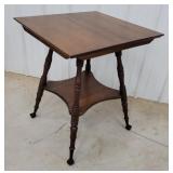 Oak claw and ball parlor stand