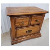 2 drawer end stand 25"16"23"