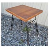 Mid century end table 23"18"26"