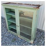 Hanging Green 2 door cupboard 38"12"39"
