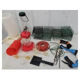 Gardening, bird feeders, etc