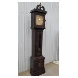 Ithaca?? Grandfather clock 87"t antique